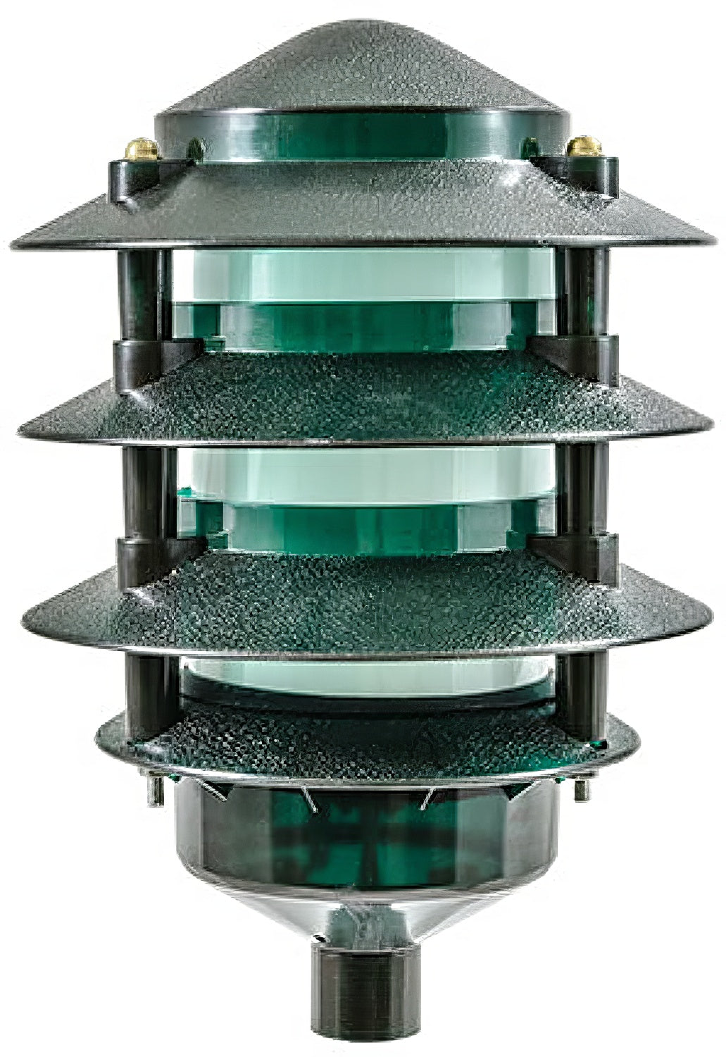 Dabmar Lighting LV5100-G green pagoda light