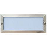 Dabmar Lighting LV602-SS electro plated stainless steel brick/step/wall light