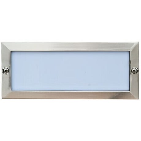 Dabmar Lighting LV602-SS electro plated stainless steel brick/step/wall light
