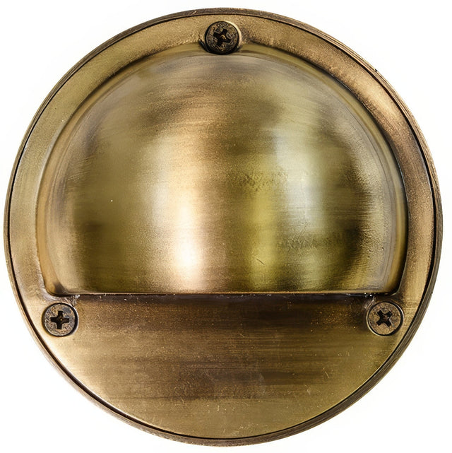 Dabmar Lighting LV611-L3-30K-ABS antique brass outdoor step light