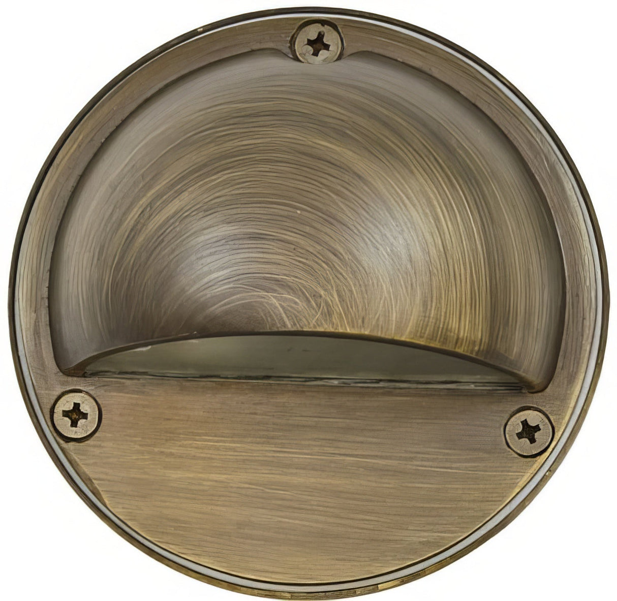 Dabmar Lighting LV611-L3-30K-WBS weathered brass outdoor step light