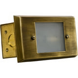 Dabmar Lighting LV612-ABS antique brass brick/step/wall light