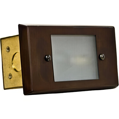 Dabmar Lighting LV612-ABZ antique bronze brick/step/wall light
