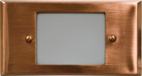 Dabmar Lighting LV612-L3-30K-CP copper outdoor step light