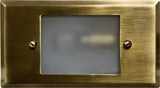 Dabmar Lighting LV612-L3-64K-ABS antique brass outdoor step light