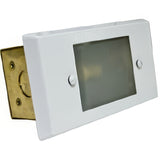 Dabmar Lighting LV612-W white brick/step/wall light