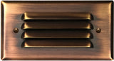 Dabmar Lighting LV613-L3-64K-ABS antique brass outdoor step light