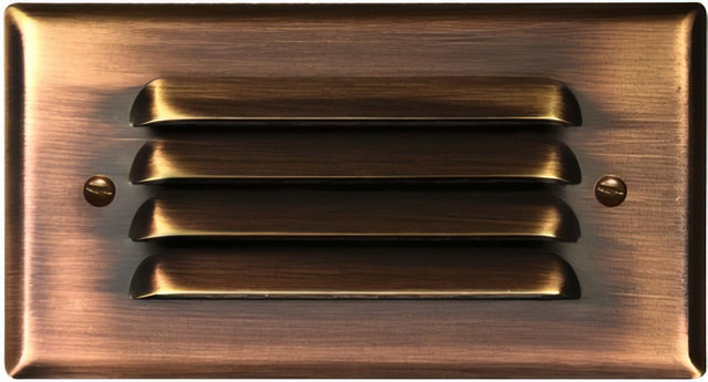 Dabmar Lighting LV613-L3-64K-ABS antique brass outdoor step light