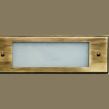 Dabmar Lighting LV614-L6-64K-ABS antique brass outdoor step light