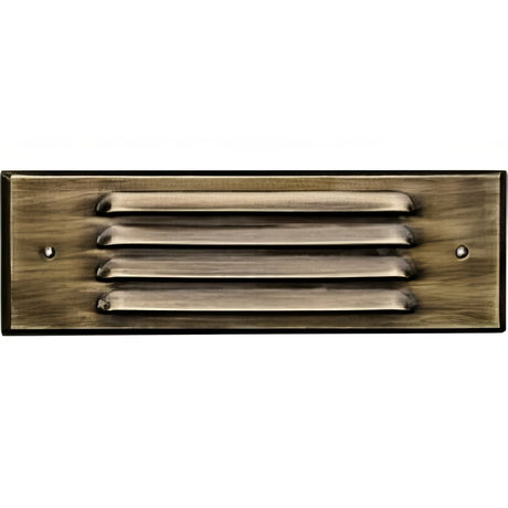 Dabmar Lighting LV615-ABS antique brass brick/step/wall light