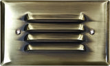 Dabmar Lighting LV617-L3-30K-ABS antique brass outdoor step light