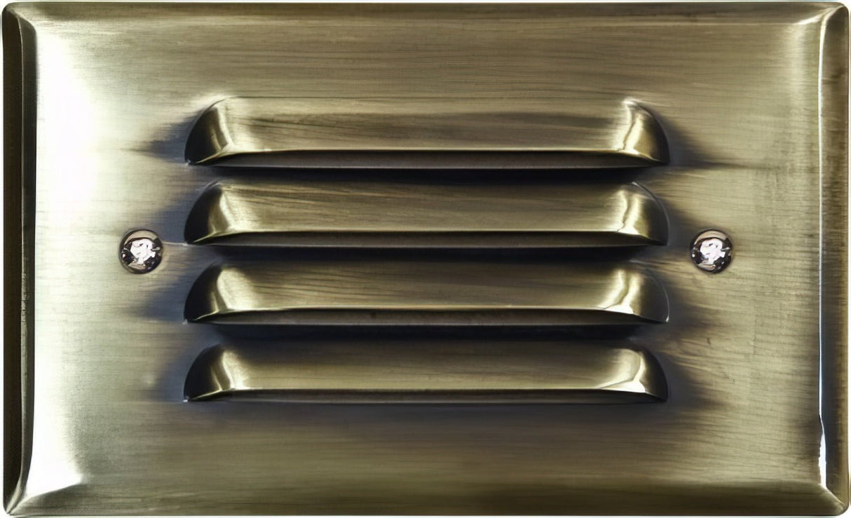 Dabmar Lighting LV617-L3-AMB-ABS antique brass outdoor step light
