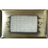 Dabmar Lighting LV618-ABS antique brass brick/step/wall light