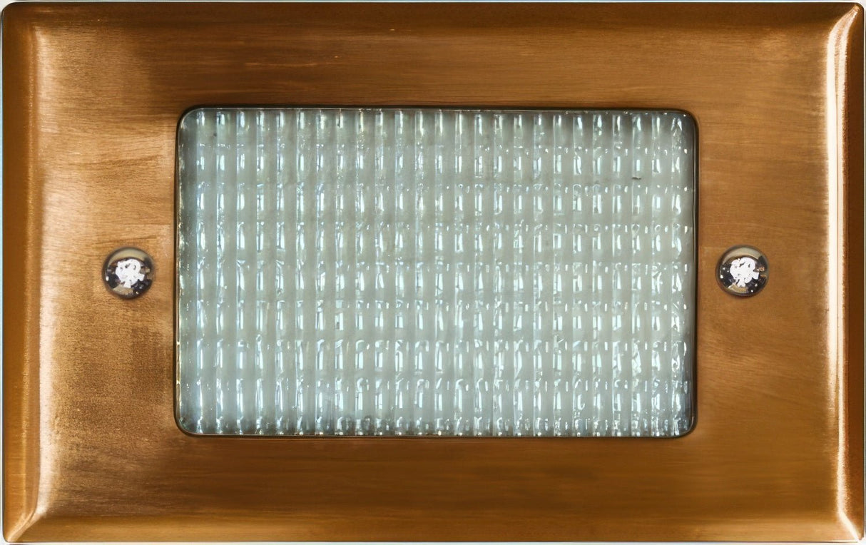 Dabmar Lighting LV618-L3-64K-CP copper outdoor step light
