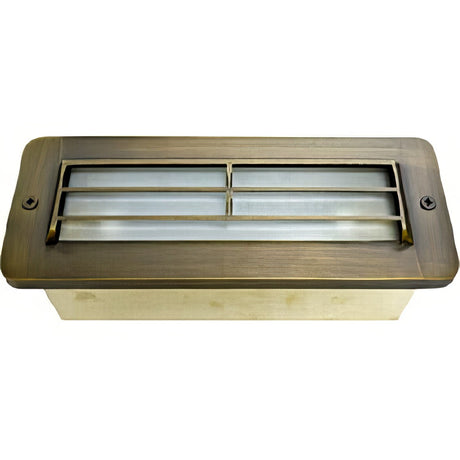 Dabmar Lighting LV632-WBS weathered brass brick/step/wall light