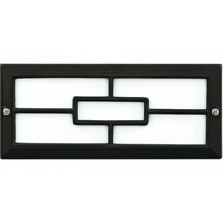 Dabmar Lighting LV636-B black brick/step/wall light