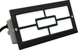 Dabmar Lighting LV636-L6-AMB-B black outdoor step light