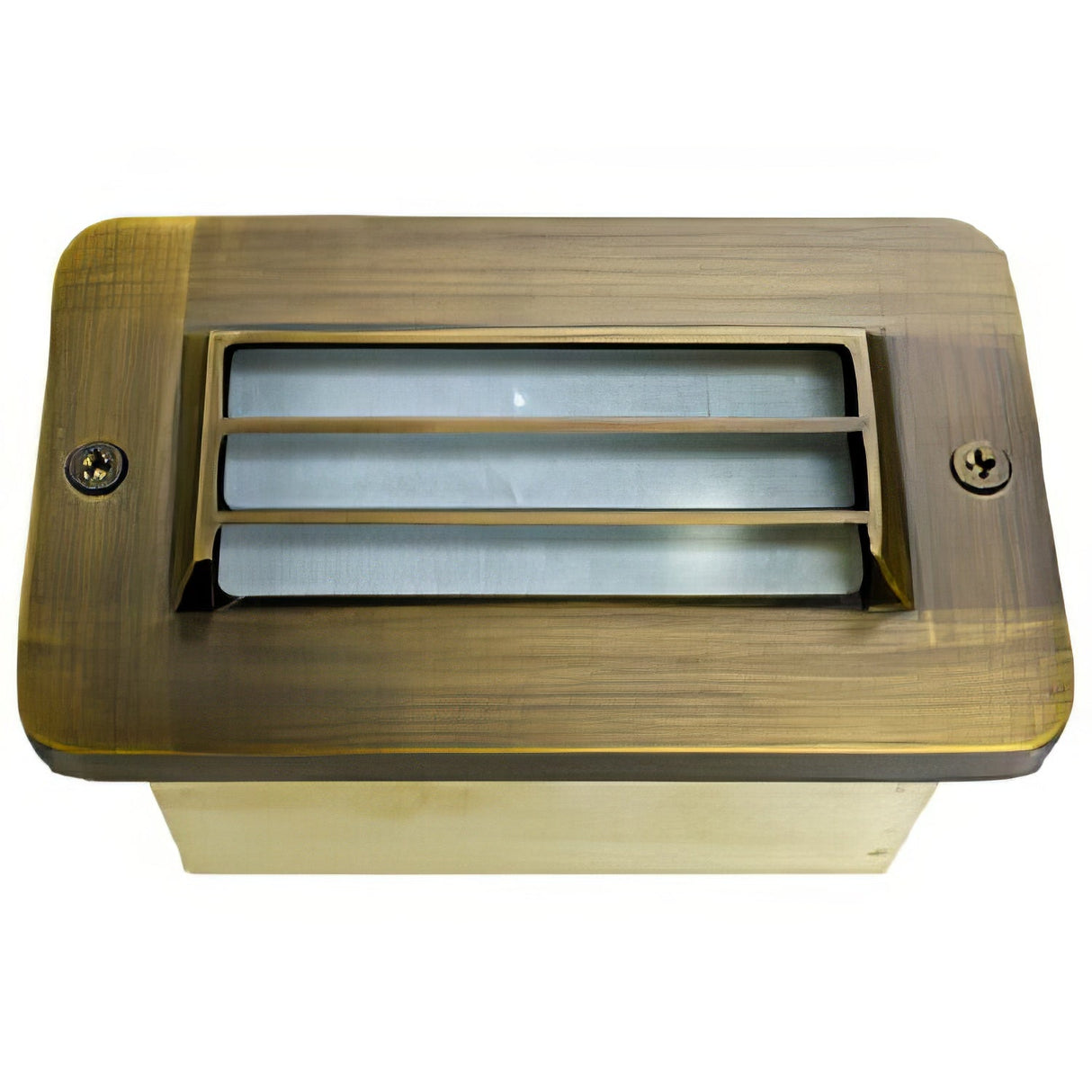 Dabmar Lighting LV637-WBS weathered brass brick/step/wall light