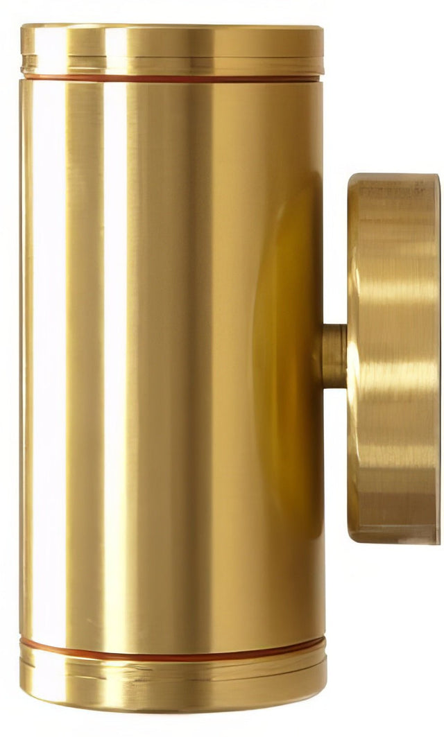 Dabmar Lighting LV65-L6-65K-BS brass outdoor step light