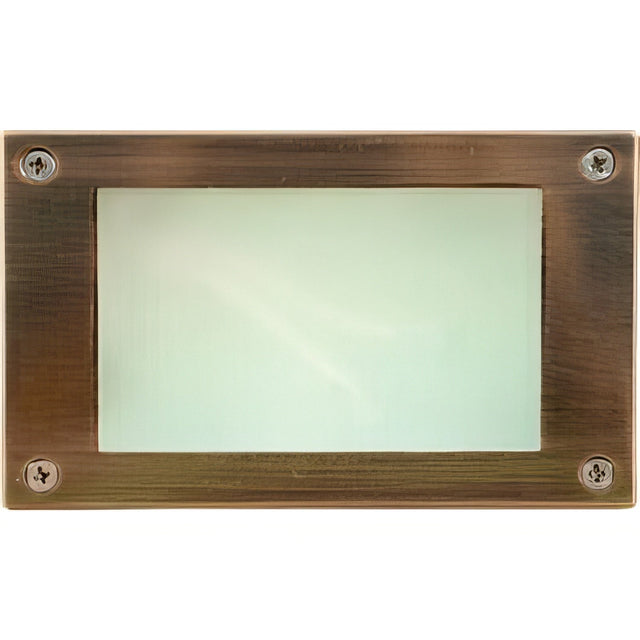Dabmar Lighting LV650-ACP electro plated antique copper brick/step/wall light