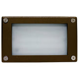Dabmar Lighting LV650-BZ bronze brick/step/wall light