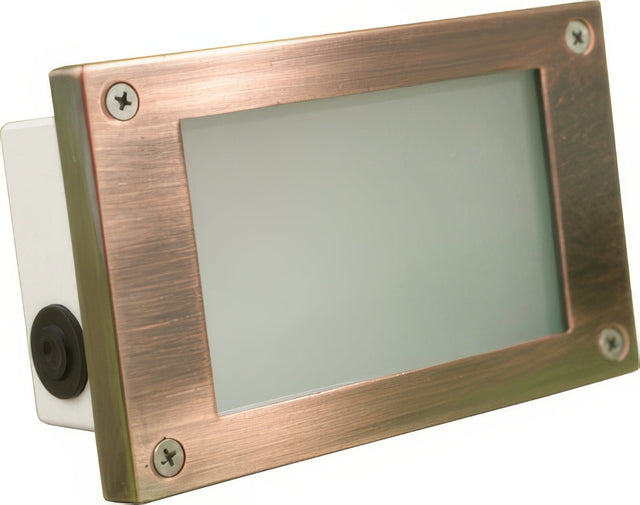 Dabmar Lighting LV650-LB5-65K-ACP antique copper outdoor step light
