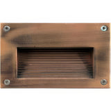 Dabmar Lighting LV655-ACP electro plated antique copper brick/step/wall light