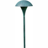 Dabmar Lighting LV67-L3-AMB-PG patina green path light