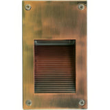 Dabmar Lighting LV670-ACP electro plated antique copper brick/step/wall light