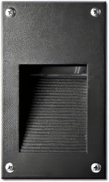 Dabmar Lighting LV670-LB1.5-B black outdoor step light