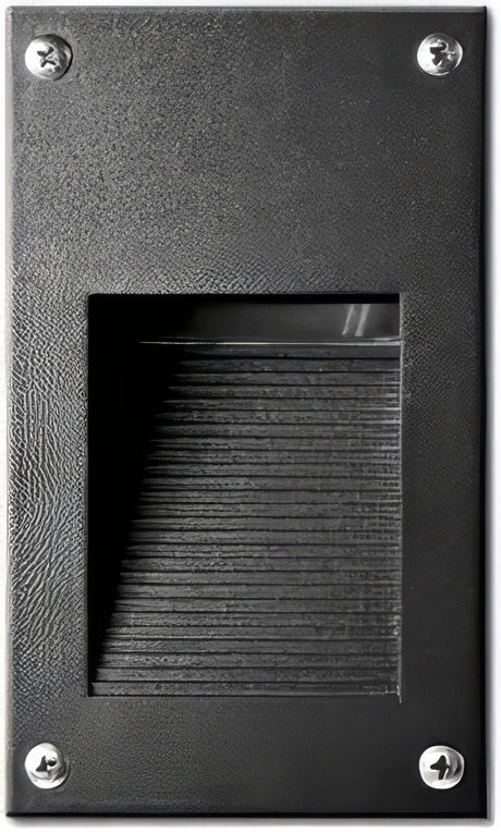 Dabmar Lighting LV670-LB1.5-B black outdoor step light