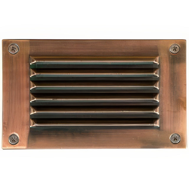Dabmar Lighting LV675-ACP electro plated antique copper brick/step/wall light