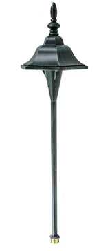 Dabmar Lighting LV69-L3-AMB-PG patina green path light