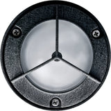 Dabmar Lighting LV704-L3-AMB-B black outdoor step light