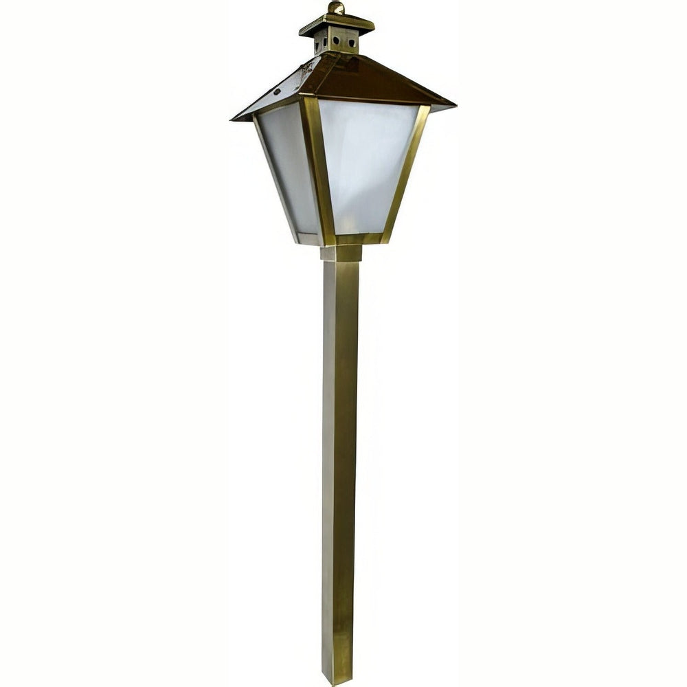 Dabmar Lighting LV82-L3-64K-ABS antique brass path light