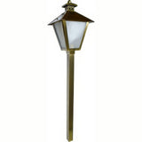 Dabmar Lighting LV82-L3-AMB-ABS antique brass path light