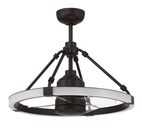 Craftmade LVY24FB4 19" Levy Ceiling Fan in Flat Black