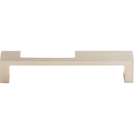 Top Knobs TK259BSN Modern Metro Notch Pull B 5" Center to Center Bar Pull Brushed Satin Nickel