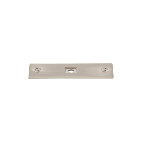 Top Knobs TK741BSN Channing Knob Backplate Brushed Satin Nickel