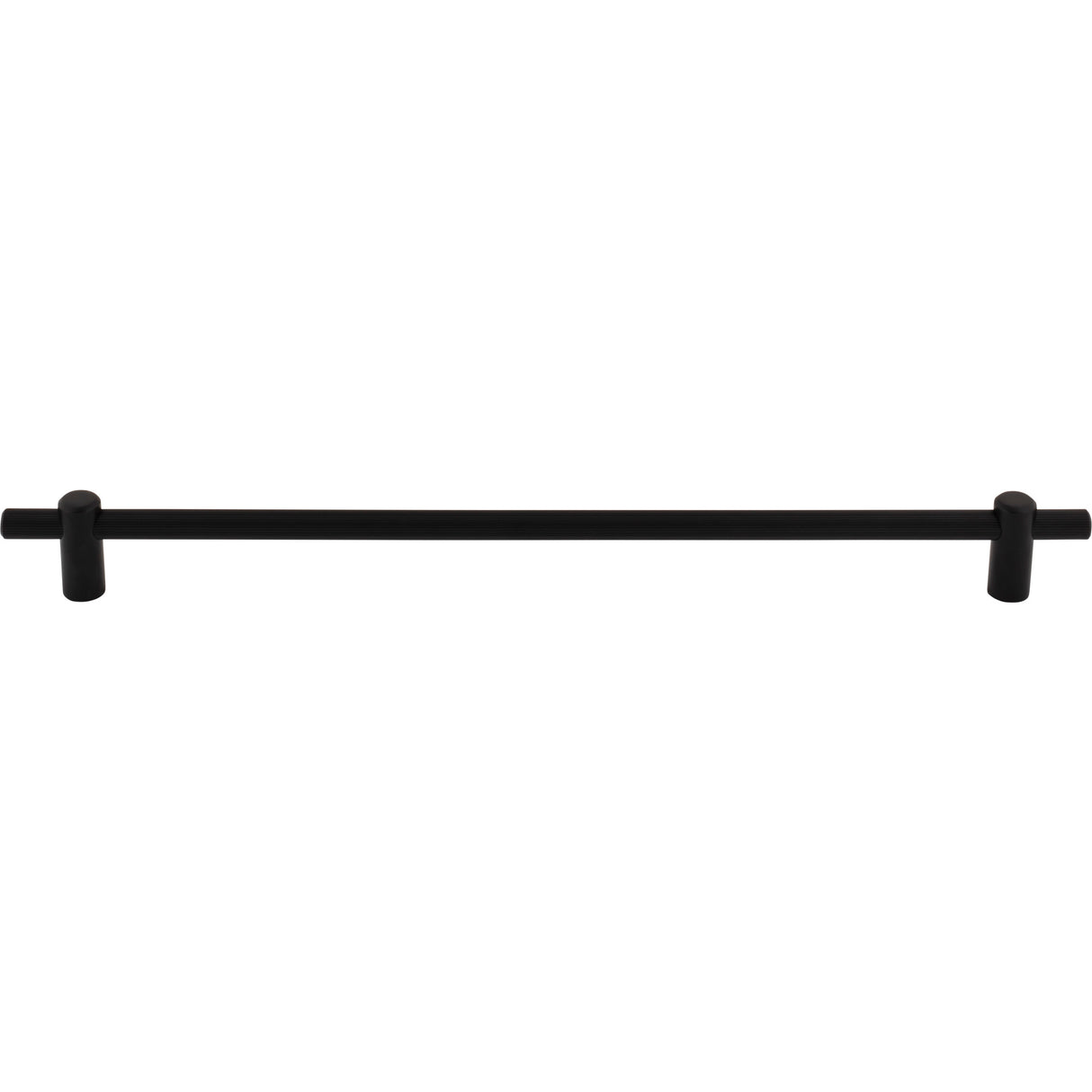 Top Knobs TK3257BLK Dempsey 12" Center to Center Bar Pull Flat Black