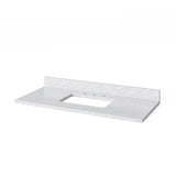 Jeffrey Alexander Kipling 49" Dark Walnut Single Sink Bathroom Vanity with White Carrara Marble Top - Single-Hole Faucet Top product image 4