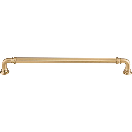 Top Knobs TK325HB Reeded 9" Center to Center Bar Pull Honey Bronze