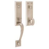 Baldwin M502056FD lifetime satin nickel dummy entry handleset
