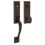 Baldwin M502112FD venetian bronze dummy entry handleset
