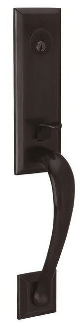Baldwin M502112RENT venetian bronze single cylinder mortise handleset