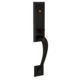 Baldwin M502190LFD satin black dummy entry handleset