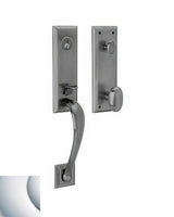Baldwin M502260FD polished chrome dummy entry handleset
