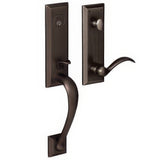 Baldwin M502402LFD distressed oil rubbed bronze dummy entry handleset