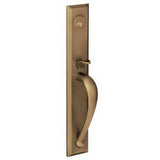 Baldwin M504050LENT satin brass and black single cylinder handleset