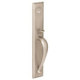 Baldwin M504056RENT lifetime satin nickel single cylinder mortise handleset